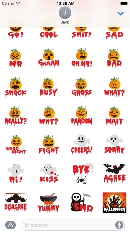 Lucky Halloween Stickers for iMessage