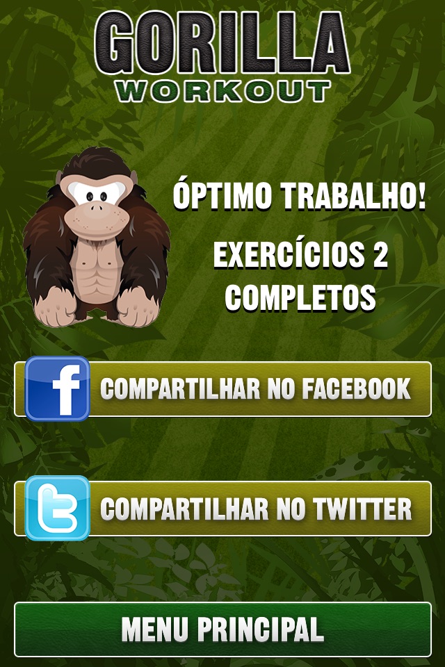Gorilla Workout Lite: Bodyweight Fitness Program screenshot 4