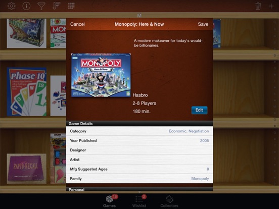 Board Game Collectors for iPadのおすすめ画像2
