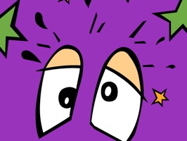 Fun animated comic eyes and speech bubbles to callout text and image messages
