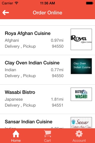 FoodCrave - Food Delivery from Local Restaurant screenshot 3