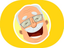 Old Man Expressions Emoticons Stickers