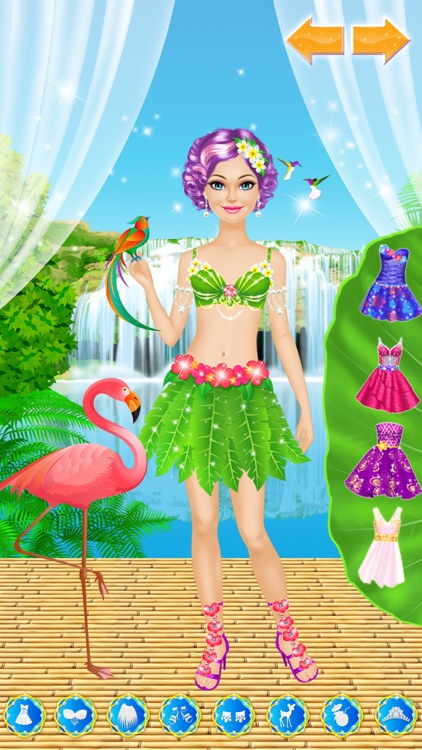 Tropical Princess: Girls Makeup and Dress Up Games screenshot-3