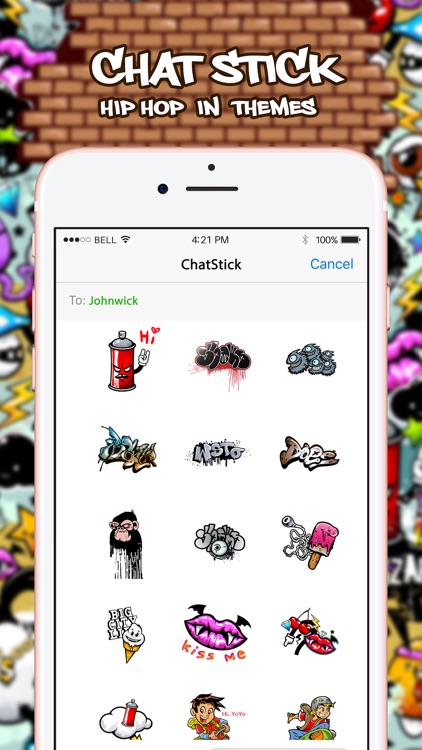 Hip Hop Emoji Stickers Keyboard Themes ChatStick