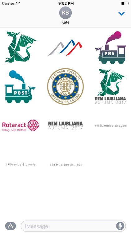 REM Ljubljana Stickers