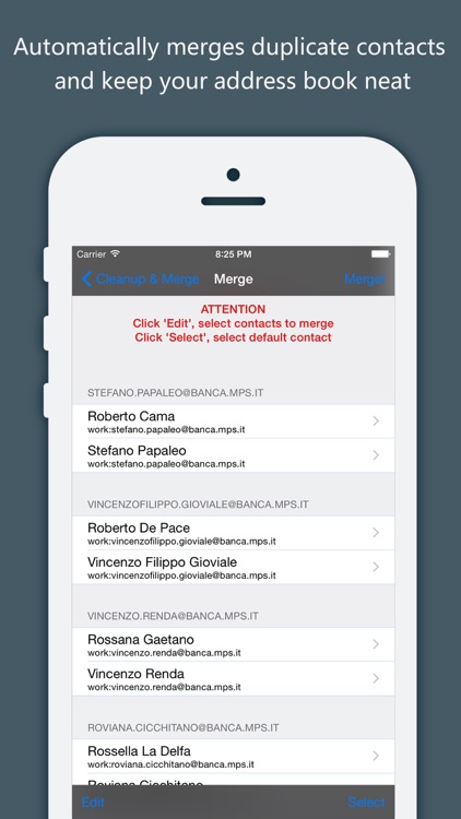 Cleanup your Contacts screenshot-4