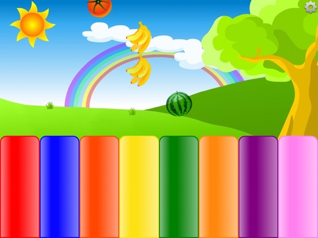 Kids Fruit Piano HD(圖1)-速報App