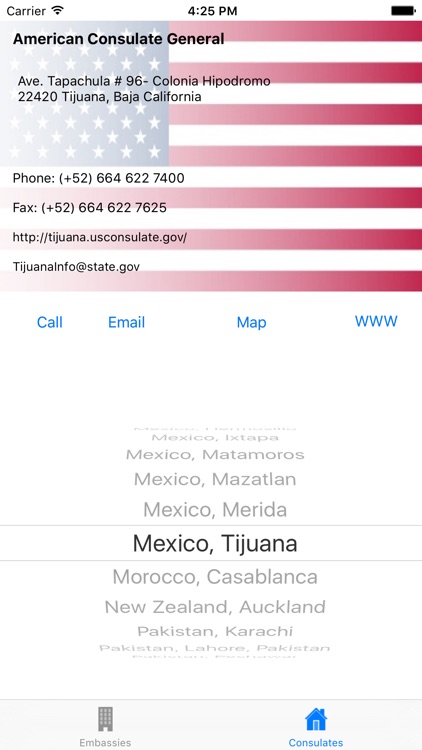 U.S. Embassies & Consulates
