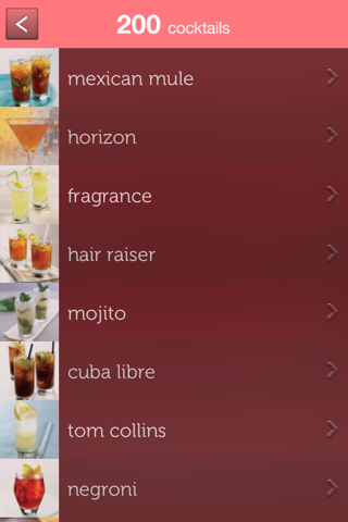 200 Cocktails from Hamlyn screenshot 2