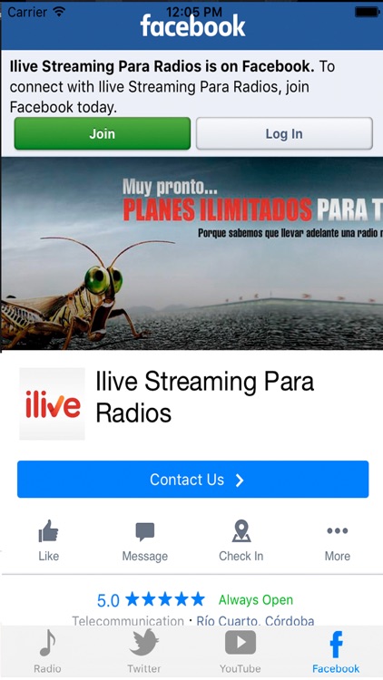 ilive, servicios para radios