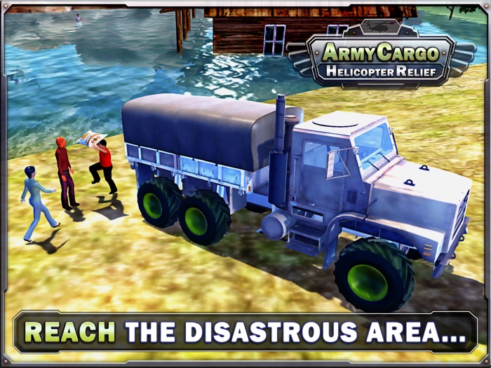 Helicóptero de carga del ejército Helicopter Relie