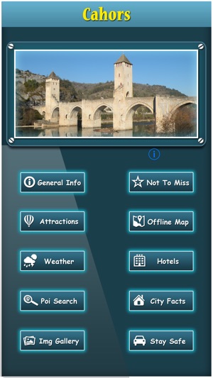 Cahors Offline Map City Guide