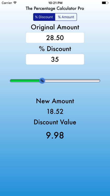 The Percentage Calculator Pro(Discount Calculator)