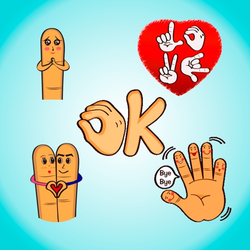 Fingers Family Emoji ● Stickers Pack for iMessage icon