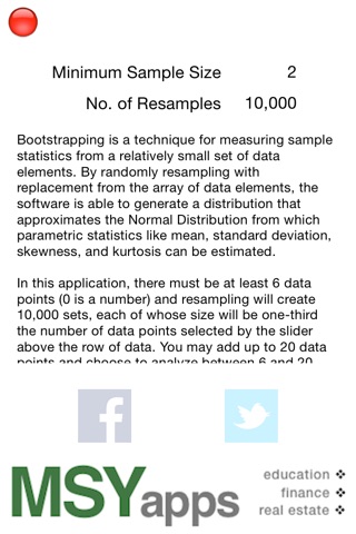 Quick Bootstrap Statistics screenshot 2