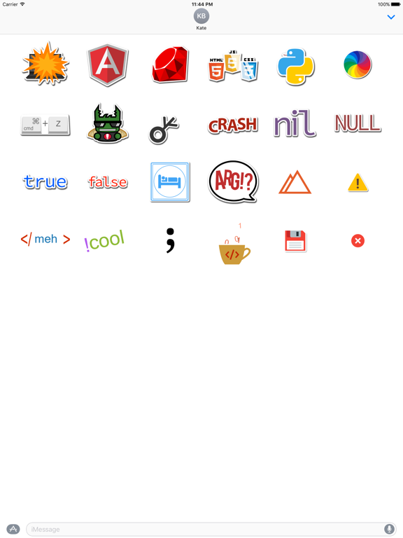 Screenshot #5 pour Hacker Pack - Coding & Nerd Stickers