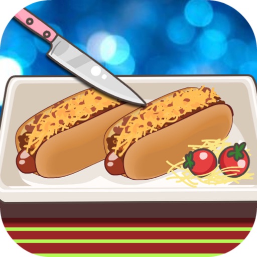 Delicious Cheese Hot Dogs Icon