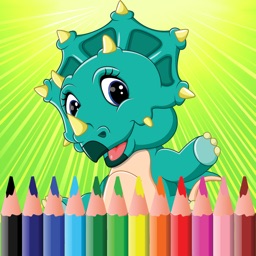 Dinosaur Coloring Book for Kids & Adults Games Hd