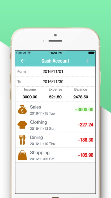 Account Tracker Next-Pocket Spending Expense Track