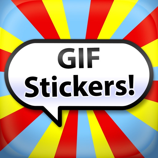 GIF Stickers for iMessage - Unlimited Packs! icon