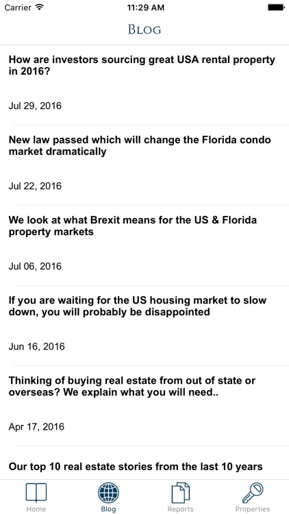 Real Estate and Property Investment