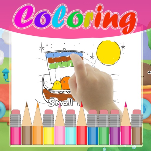 Cartoon Coloring Easy Kids Game for Small Potatoes iOS App