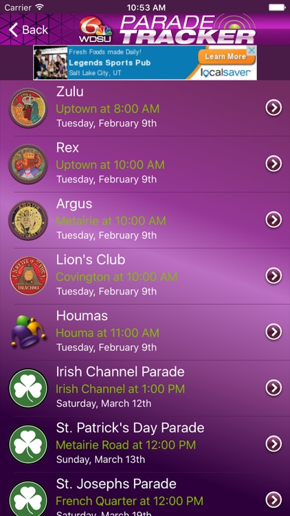 WDSU Parade Tracker