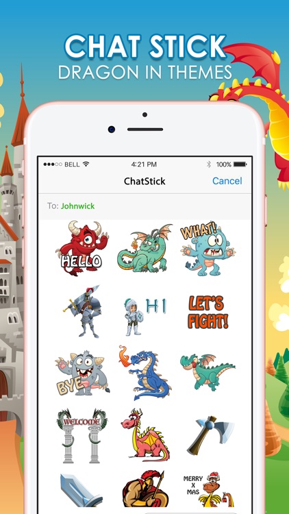 Dragon Emoji Stickers Keyboard Themes ChatStick