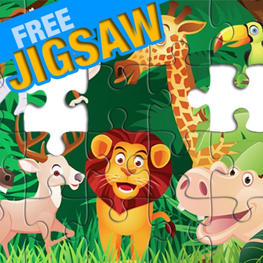 Wonder Zoo Games Sliding Jigsaw Puzzles for Kids iOS App