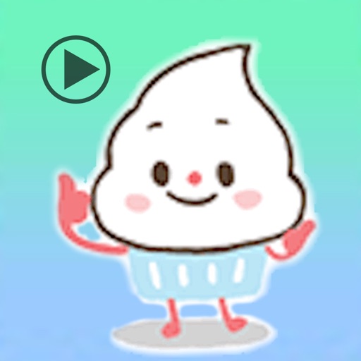 Cream Animation Funny Stickers icon