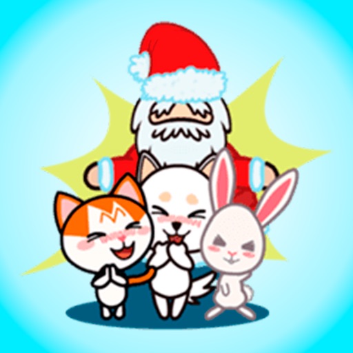 Santa and Friends! Christmas Stikers!