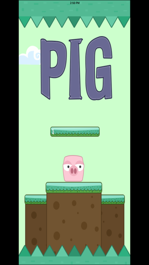 Little Pink Pig Eating Apple