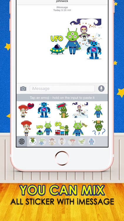 Cowboy Cartoon Stickers Keyboard Themes ChatStick