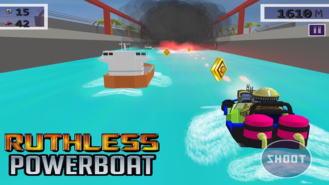 Ruthless Power Boat - Top Gun Shooting Game(圖1)-速報App