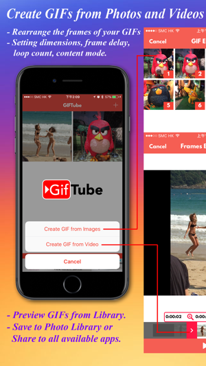 GifTube -Photos & Videos to Gifs for WhatsApp(圖1)-速報App