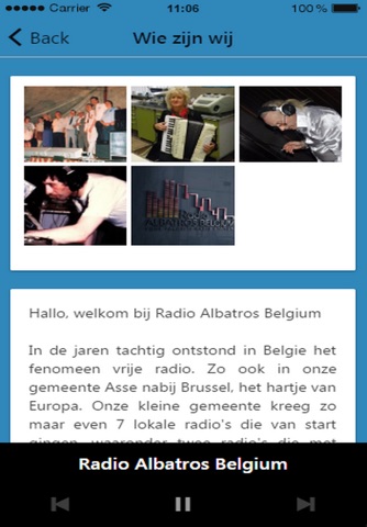 Radio Albatros Belgium screenshot 2