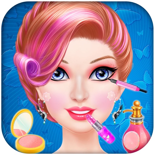 Pretty Princess Salon - Virtual makeover girl game iOS App