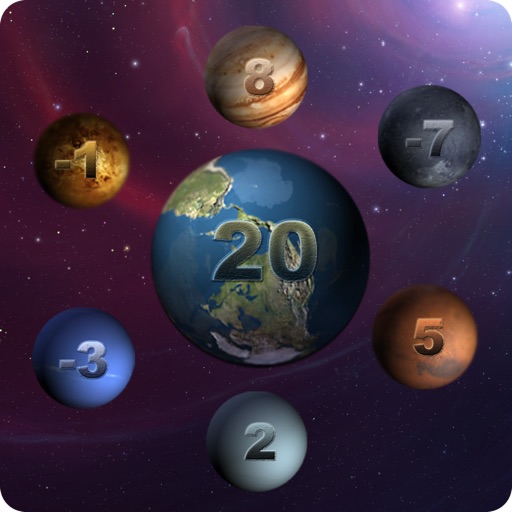 Space Numbers Icon