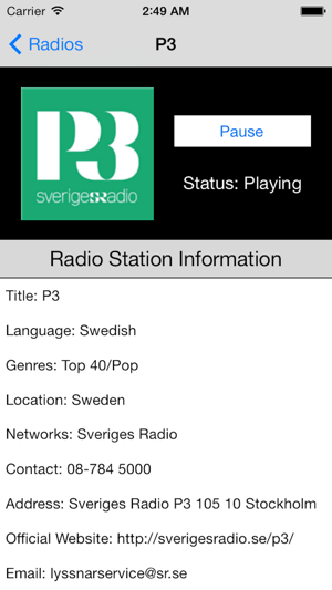 Sweden Radio Live Player (Swedish / Sverige / Svenska)(圖5)-速報App