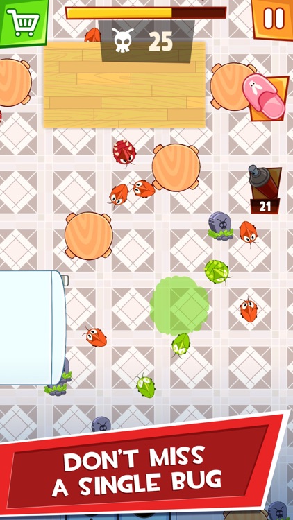 Cockroach Smash - iBugs Invasion