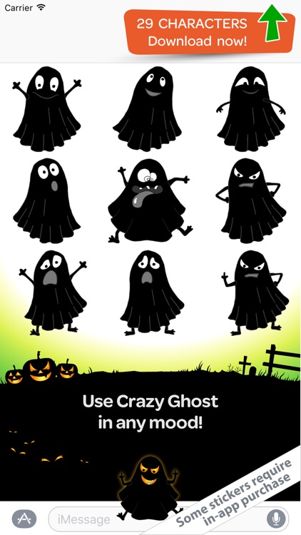 Crazy Ghost 2 - funny Stickers Smileys & Emoji