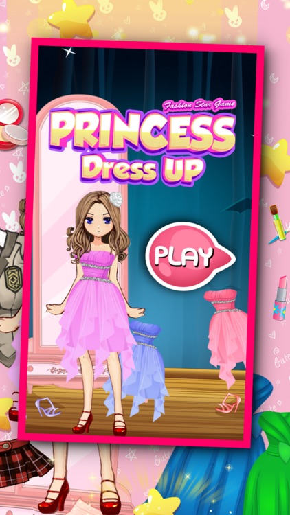 Princess Dress up Fashion Party Hair and Salon