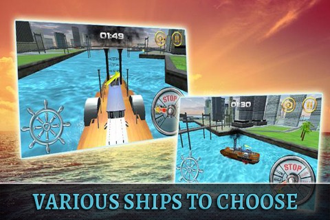 Euro Yacht Sailing 3D: Jet Ski Ship Sims Boat Race screenshot 2