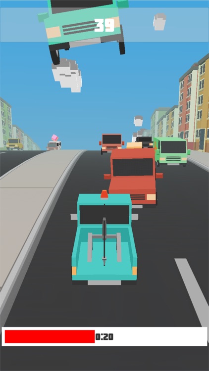 Crashy Road - Flip the Rules crash into the cars! screenshot-4