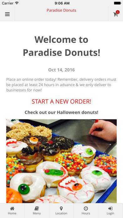 How to cancel & delete Paradise Donuts - Hebron KY from iphone & ipad 1