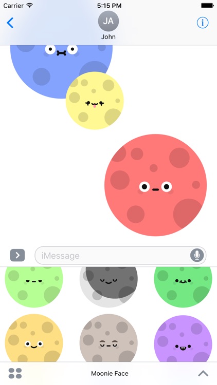 Moonie Face Sticker Pack