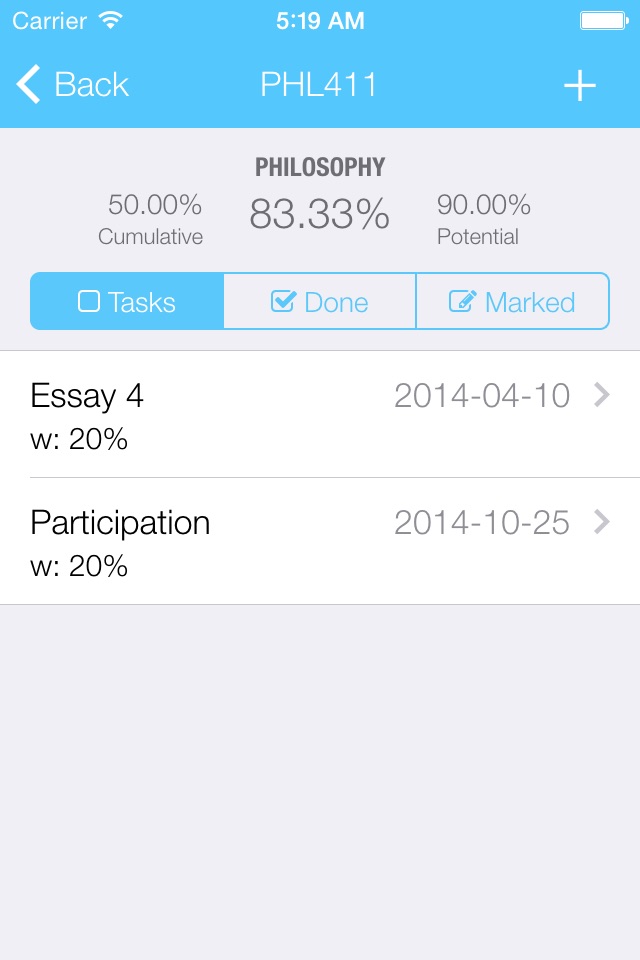 Grades - Grade Tracker and Student Task Manager screenshot 3
