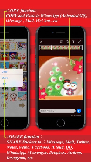 Christmas Stickers -Gif Stickers for WhatsApp(圖2)-速報App