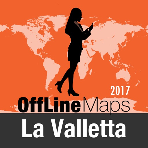 La Valletta Offline Map and Travel Trip Guide icon