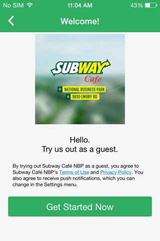 Subway Café NBP screenshot 2